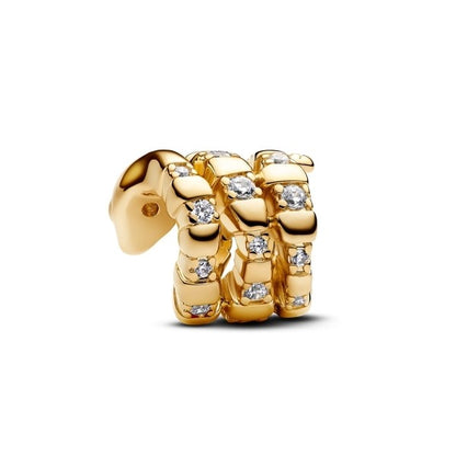 Chinese Year of the Snake Charm - Gold