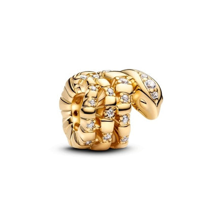 Chinese Year of the Snake Charm - Gold