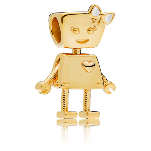 Bella Bot Charm - Gold