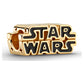 Star Wars Shining 3D Logo Charm - Gold