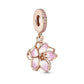 Cherry Blossom Dangle Charm - Rose