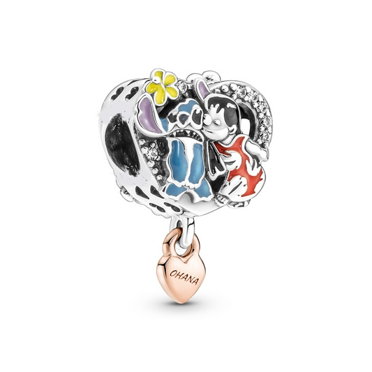 Lilo & Stitch Ohana  Inspired Charm