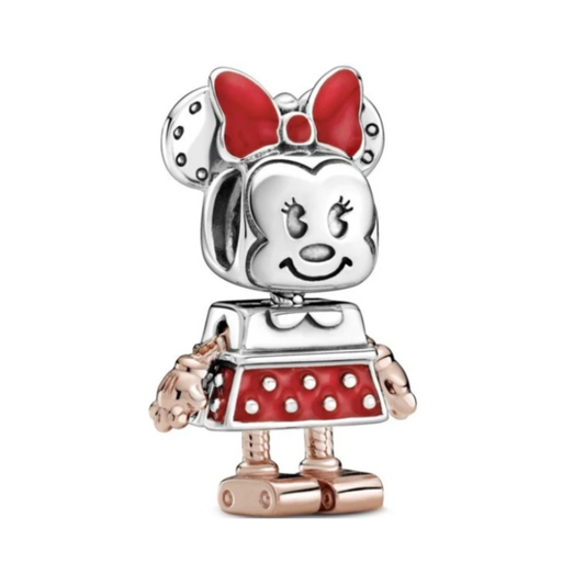 Minnie Mouse Robot Charm - Rose
