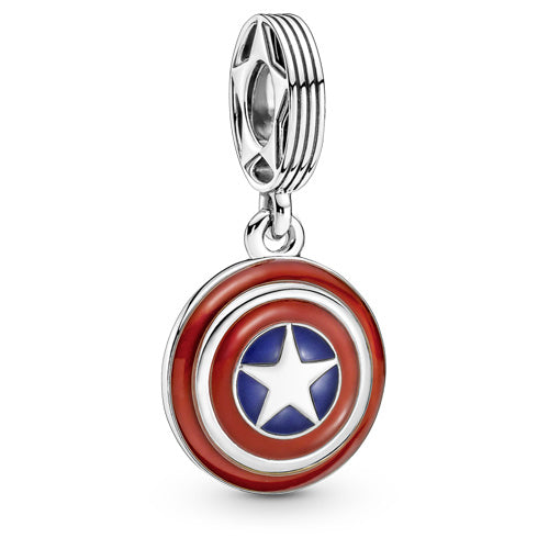 The Avengers Captain America Shield Dangle Charm