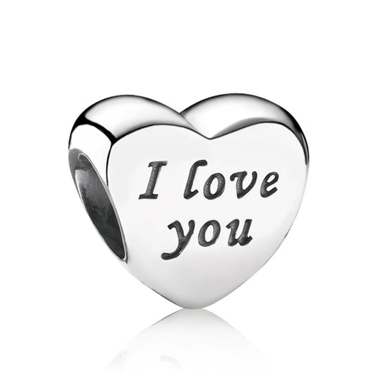 I Love You Heart Charm