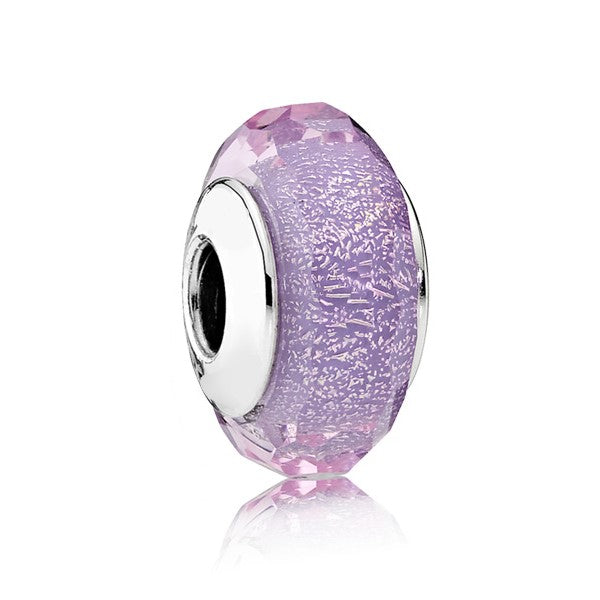 Purple Faceted Murano