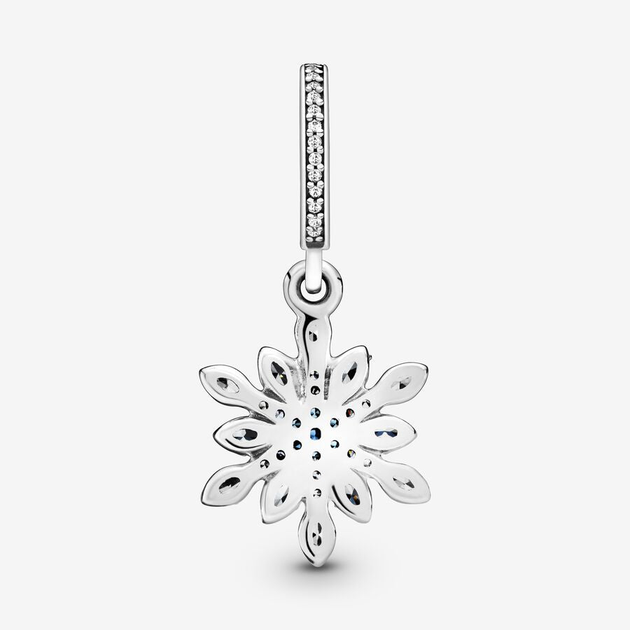 Crystalized Snowflake Dangle Charm