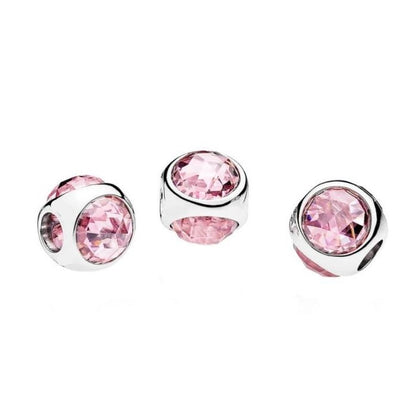 Pink Radiant Droplet Charm