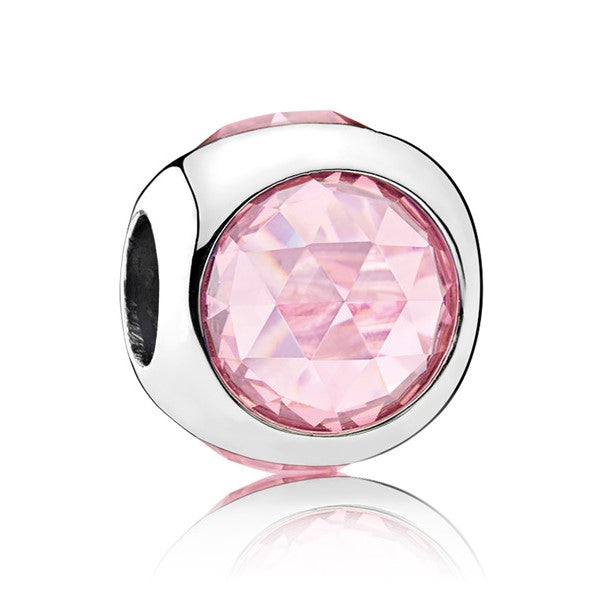 Pink Radiant Droplet Charm