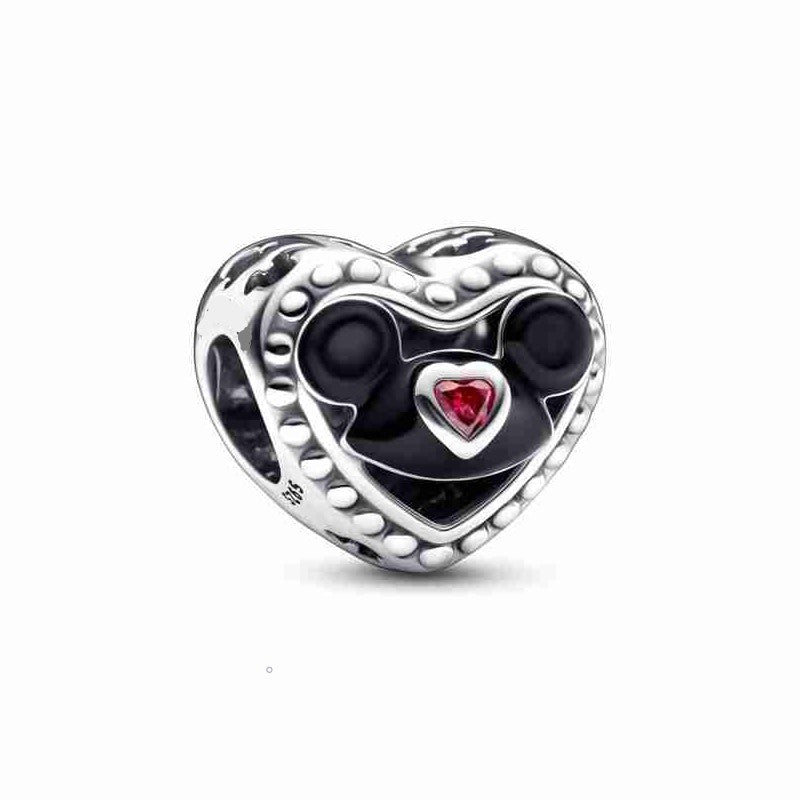 Mickey Ear Hat Castle Heart Charm