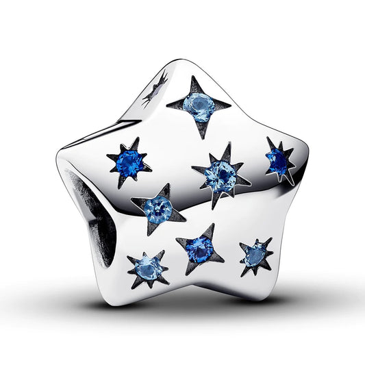 Bold Sparkling Star Bead Charm