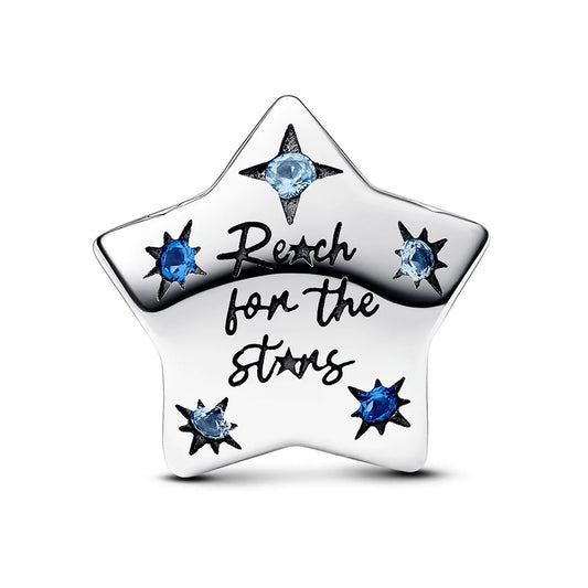 Bold Sparkling Star Bead Charm