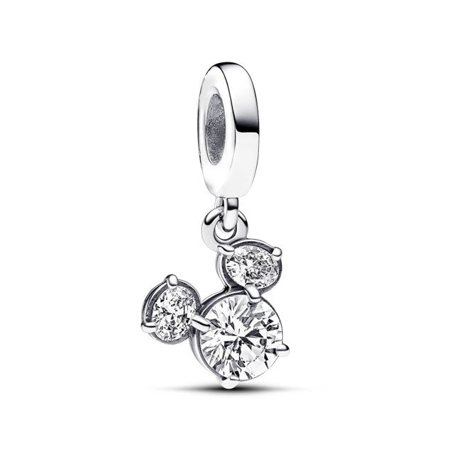 Mickey Mouse Sparkling Silhouette Dangle Charm