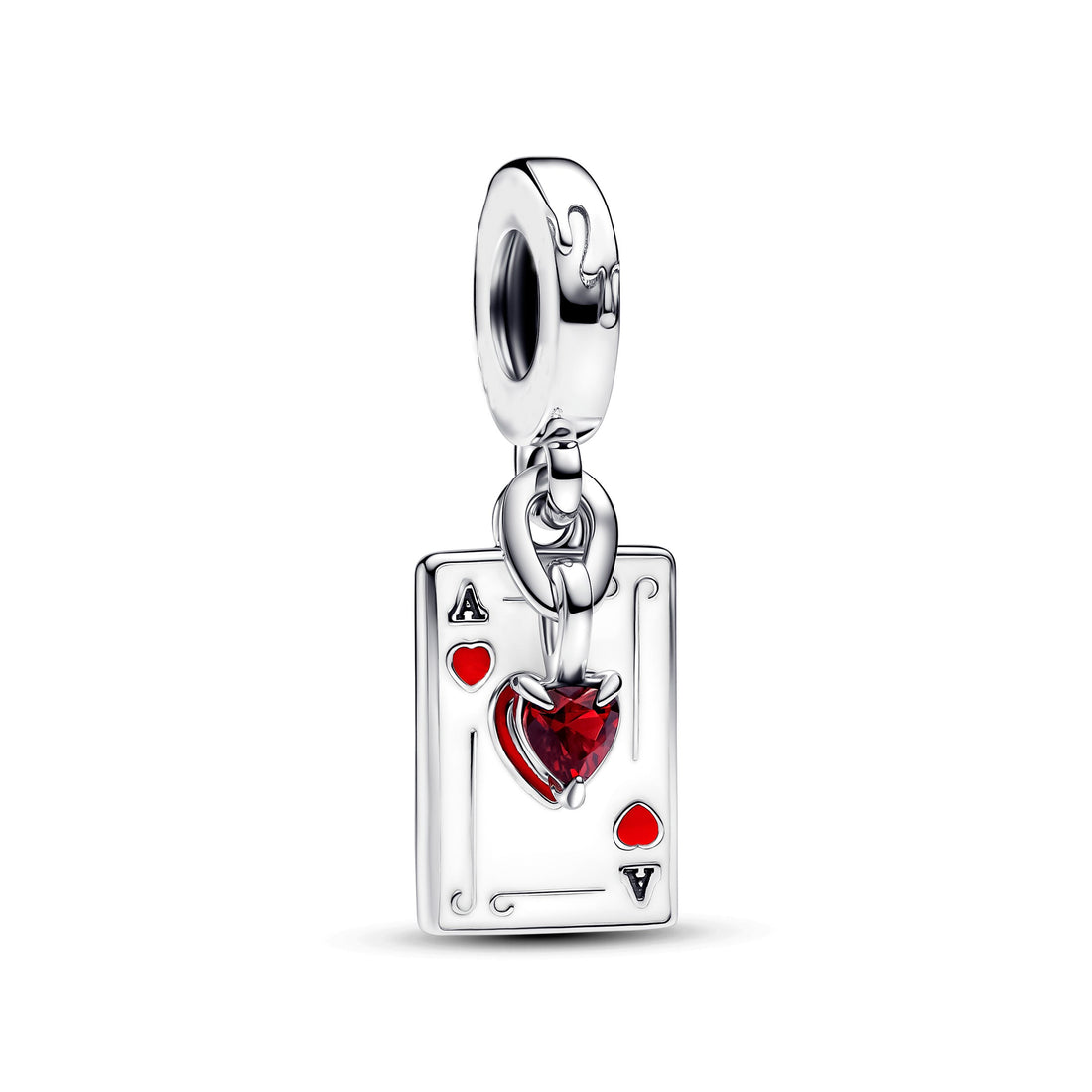 Queen of Hearts Double Dangle Charm (Villains) – Forever Charms