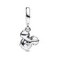 Minnie Mouse Sparkling Silhouette Dangle Charm