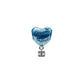 Hot Air Balloon Heart Charm