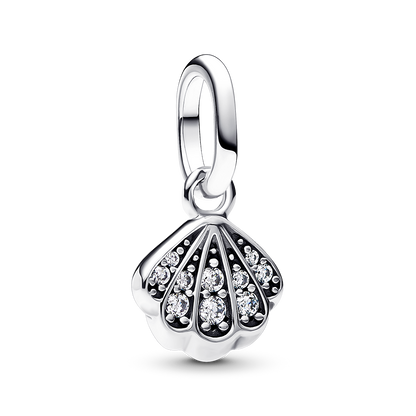 Sparkling Shell Mini Dangle Charm