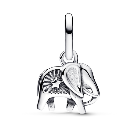 Turquoise Elephant Dangle Mini Charm