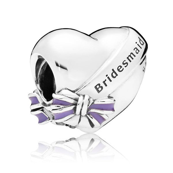 Best Bridesmaid Heart Charm