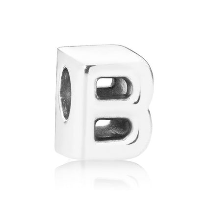 Open Letter Alphabet Charm