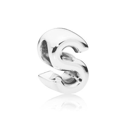 Open Letter Alphabet Charm