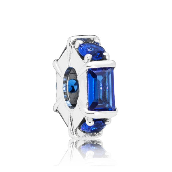 Ice Sculpture Spacer Charm - Blue