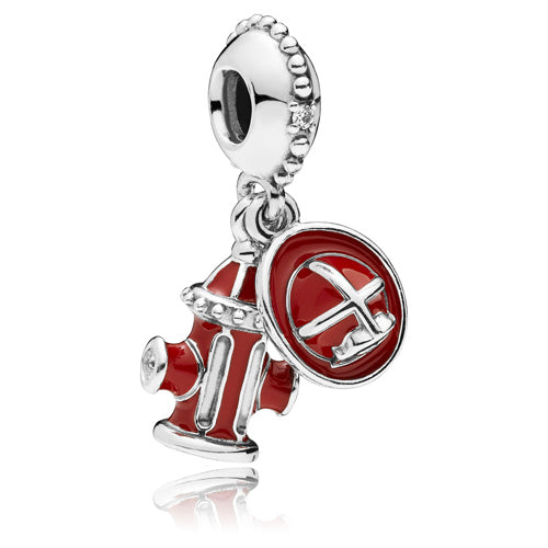 Firefighter Essentials Double Dangle Charm