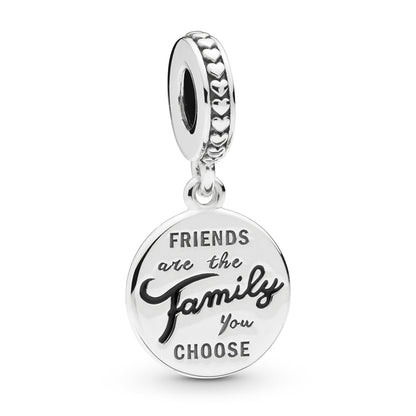 Friends Are Family Dangle Charm