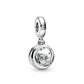 Always By Your Side Owl Double Dangle Charm