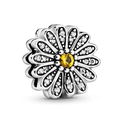 Sparkling Daisy Flower Clip Charm - REFLEXIONS