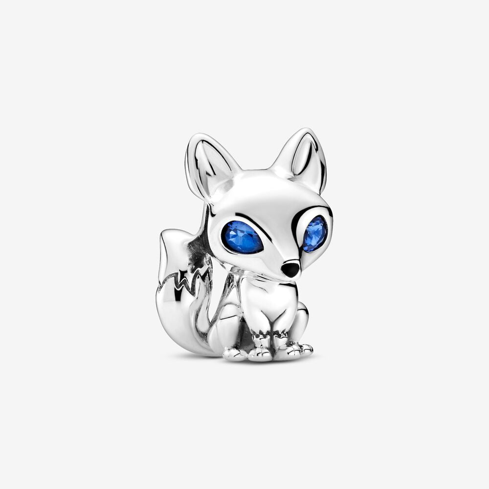 Blue-Eyed Fox Charm