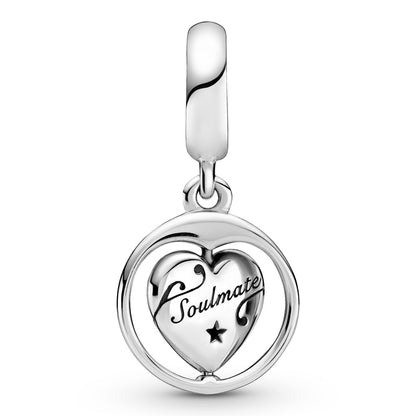 Spinning Forever & Always Soulmate Dangle Charm
