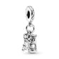 Alice in Wonderland Key & Door Knob Dangle Charm