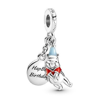 Winnie the Pooh Birthday Dangle Charm