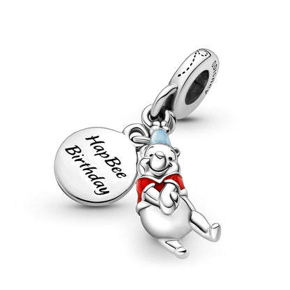 Winnie the Pooh Birthday Dangle Charm