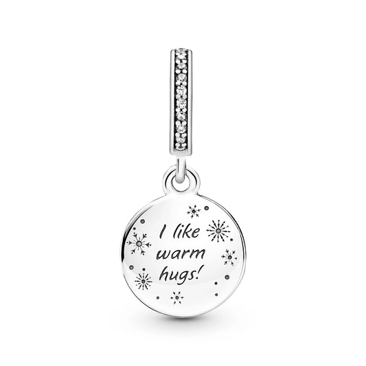 Frozen Snow Olaf Double Dangle Charm