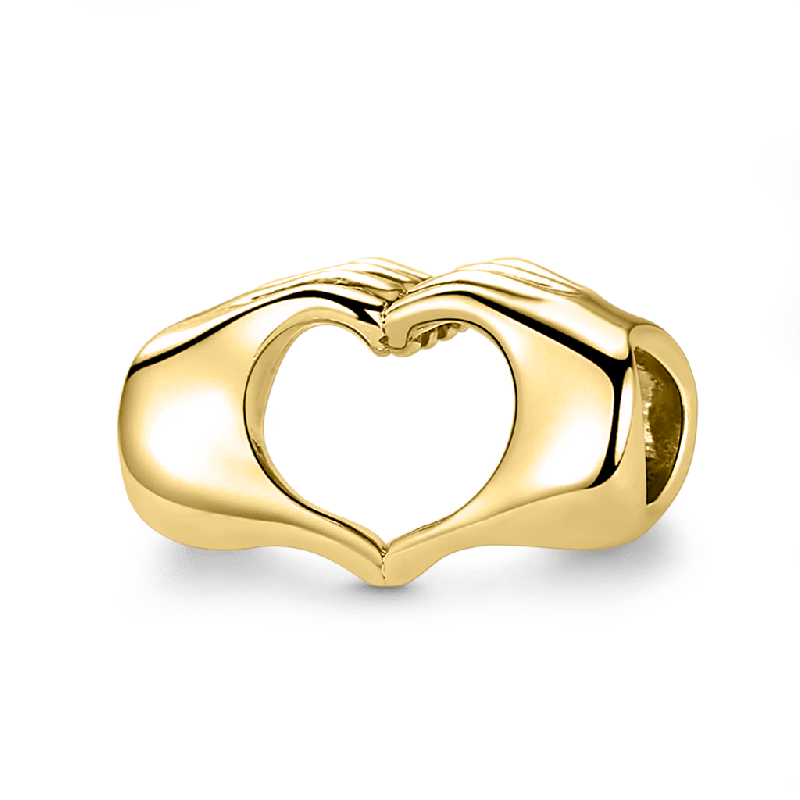 Forever in Our Hearts Charm - Gold