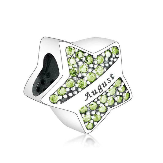 Star Birthstone Charm