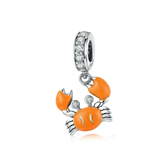 Summer Crab Dangle Charm