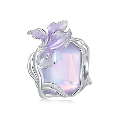 Crystal Iris Charm