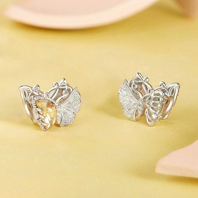 Ginkgo Butterfly Charm