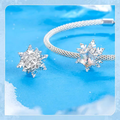 Ice Crystal Snowflake Charm