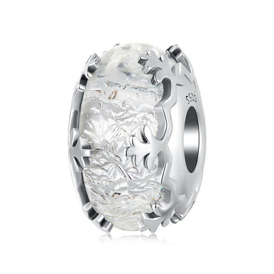 Snowflakes Murano Charm