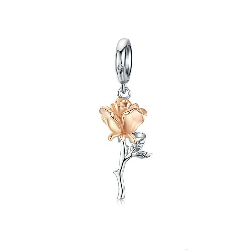 The Rose Dangle Charm