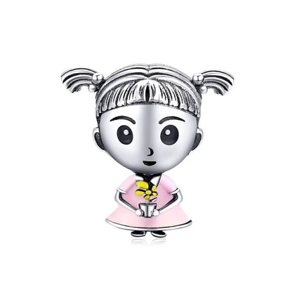 Ponytail Girl Charm