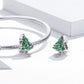 Green Christmas Tree Charm