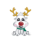 Cute Christmas Reindeer Charm