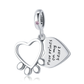 Hearts & Paw Dangle Charm