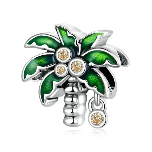 Summer Coconut Tree Charm