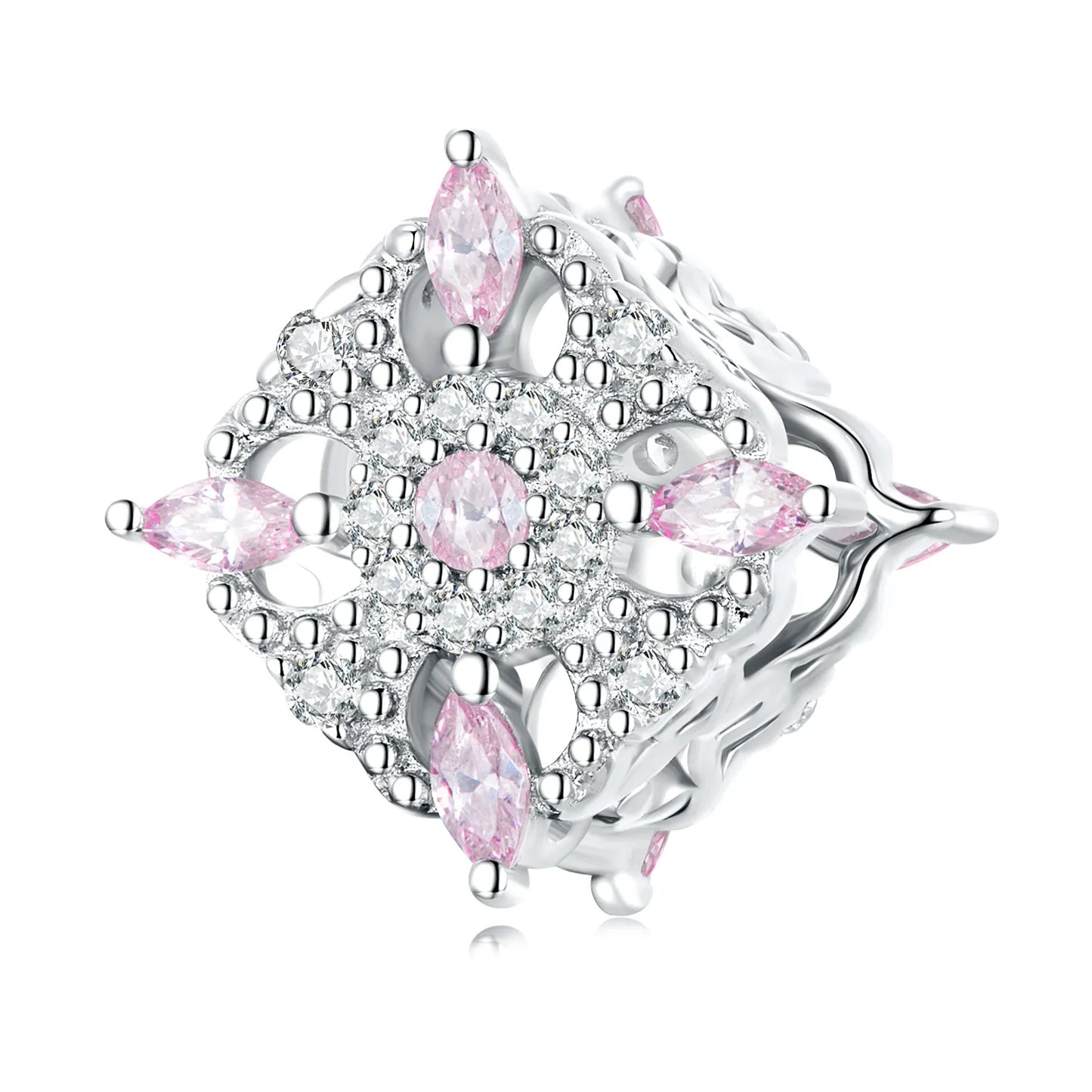 Vintage Pattern Charm - Pink